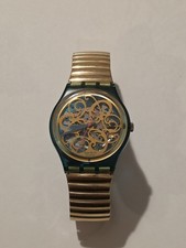 Swatch Stucchi Swiss Made Quartz 34mm Unisex Armbanduhr 