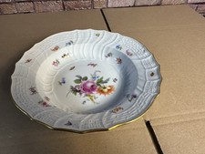 WUNDERSCHÖNER MEISSEN NEUBRANDSTEIN TELLER-1WAHL Leider Mit Einem Riss Goldrand