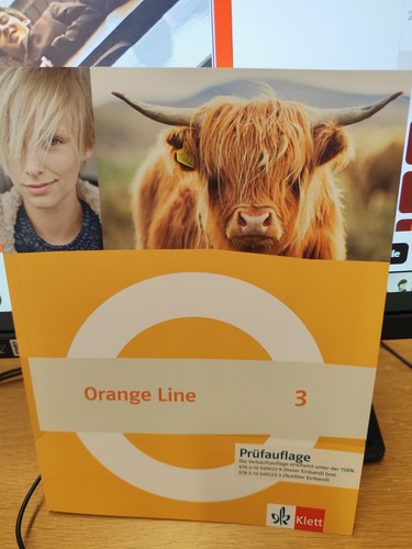 Orange line schulbuch - orange,
