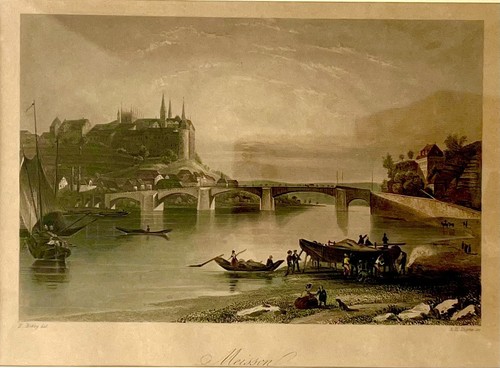 Stahlstich meissen von albert - stahlstich,