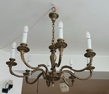 grosser Kronleuchter / Bronze