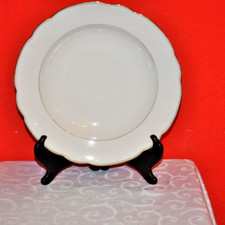 alter tiefer Teller Goldrand