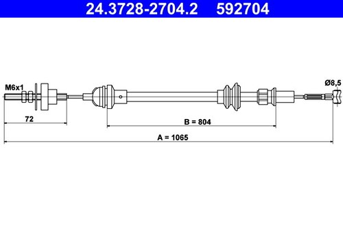 Ate 3728 2704 seilzug - ate, 24.3728-2704.2
