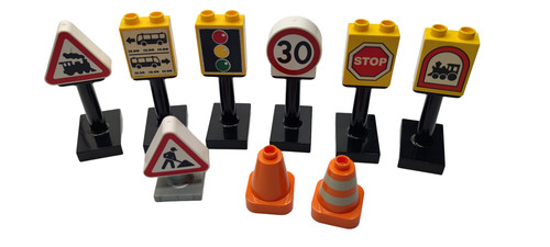Lego duplo verkehrszeichen - duplo,