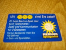 #HE 5096 Telefonkarte S-Serie S 19 Merkur Spielgeräte matt e enge Nr. 3109 12 DM