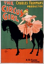 TZ57 Vintage 1890er Zirkus