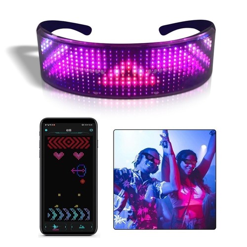 Smarte led leuchtende brille - smarte,