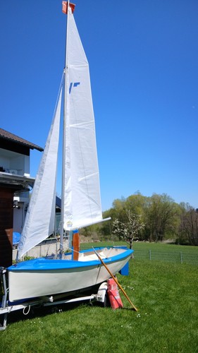 Segeljolle marke vaurien - segeljolle,