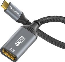 USB-C auf DisplayPort 4K UHD 4K Ultra HD Typ C zu DP Video Adapter Kabel 0,10m