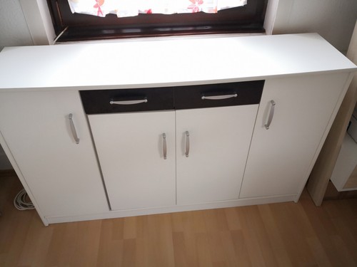 Sideboard kommode weiß matt - kommode,