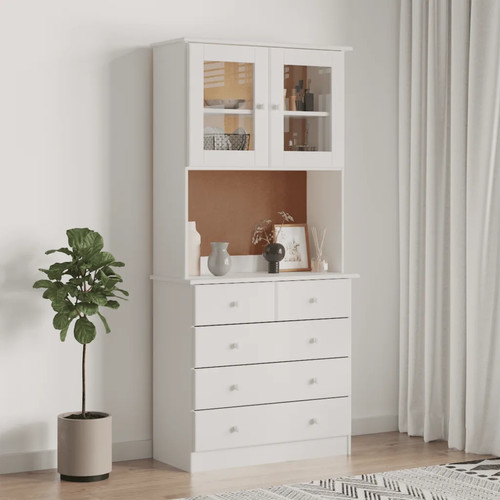 Highboard vitrine kiefer - highboard,