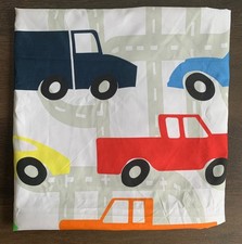 Bettbezug für Kinder, Auto, Car, Bagger, Fahrzeug, 100x135 cm