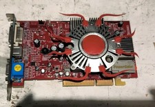 Powercolor R9600Pro AGP Grafikkarte  256MB retro