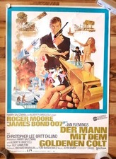 James Bond Der Mann mit dem goldenen Colt - EA Filmplakat A1 UA gerollt