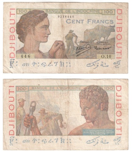 Französische somaliland 100 - französische,