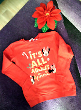 Mädchen *  Pullover * Weihnachten * Größe 146 / 152 * Minnie Mouse * H&M