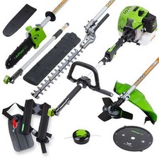 Multitool 5in1 Benzin Kombi Heckenschere Motorsense Freischneider Hochentaster