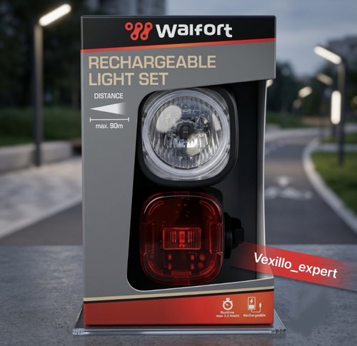 Walfort fahrradlicht set led - walfort,