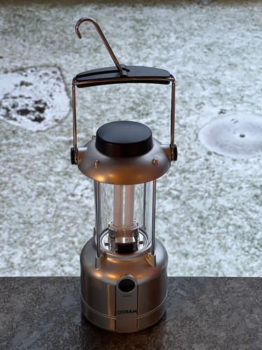 Camping battery lantern osram - camping,