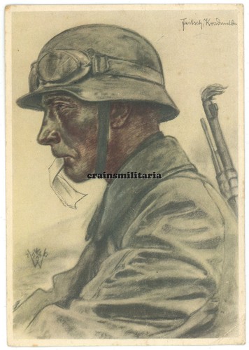 Orig postkarte willrich - orig., ak