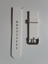 Original Silikon Armband für Pebble Smartwatch Android 301 BL Weiß