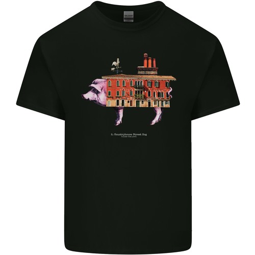 Country house street pig - house,