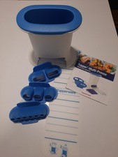 Tupperware Multi-Presse Gnocchi Maker, Nudelpresse Teigpresse D203, Blau/Weiß