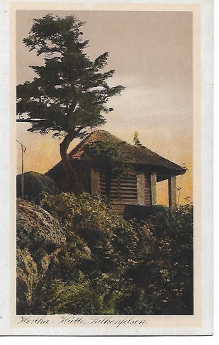 Ansichtskarte hertha hütte - ansichtskarte,,
