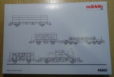 Märklin 48801 Wagen-Set Schwerer Güterzug H0 aus Sammlung in OVP Fehlteile