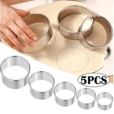5-Piece Stainless Steel Round