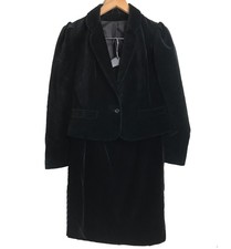 Vintage schwarz Samt Rock