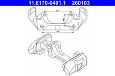 ATE Bremssattelhalter Vorn