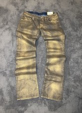 Replay Jeans Gold Metallic