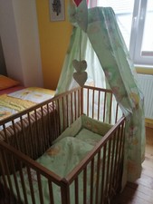 Babybettchen Buche natur