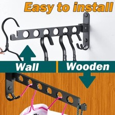 Klapphaken Kleiderhaken Kleiderlüfter Garderobehaken Abhängträger Haken klappbar