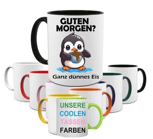 Ganz dünnes eis pinguin - eis,