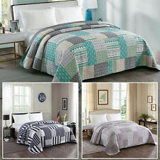 Tagesdecke Bettüberwurf Steppdecke Plaid Decke Patchwork doppelseitig BD10-12