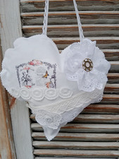 Deko Herz  STOFFHERZ  Spitzen