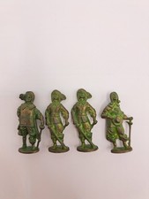 Vintage Zinn Figuren aus 80er - Ü-Ei - 4 Stück - Konvolut - Musketiere