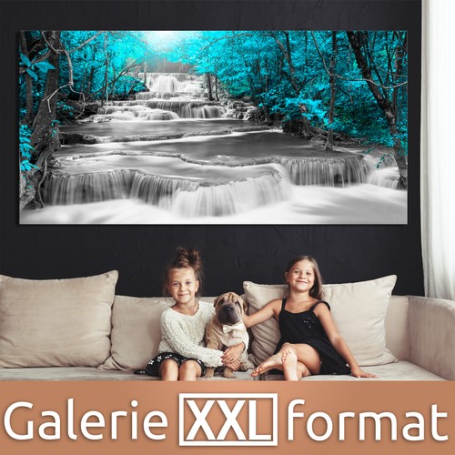 Wasserfall wald natur - natur, baum