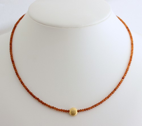 Hessonit granat kette - granat,
