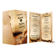 Menükarten Hochzeit -