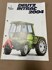 Prospekt Deutz-Fahr Intrac 2004 Werbung Brochüre Traktor Schlepper V