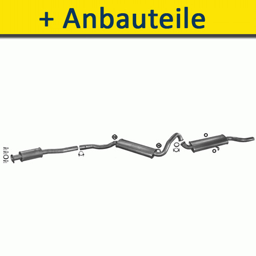 Auspuff auspuffanlage für - auspuff,