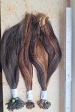 Hairdreams Bonding-Extensions 155  Stück  24-28cm neu aufgearbeitet und rebondet