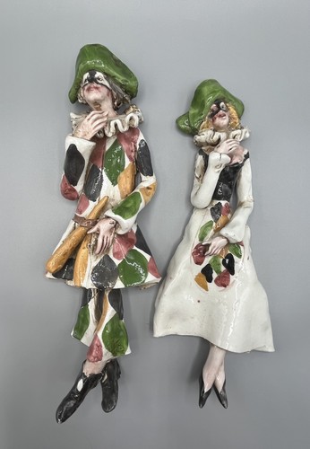 Keramik harlekin figur - keramik,