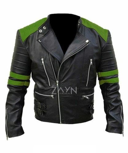 Herren echtleder schwarz moto - herren,