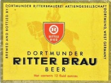 Dortmunder Ritter Brauerei Dortmund historische Aktie 1923 Brau und Brunnen Bier