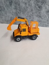 siku 2537 - Unimog  U 140 - mit Hydrauliklader - Heckbagger 90iger  Jahre - 1:55