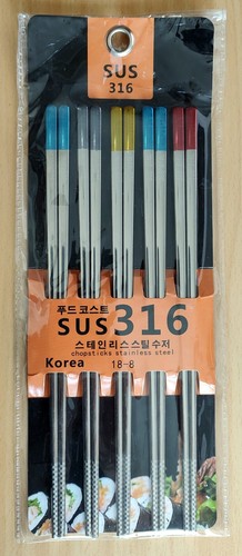 Essstäbchen set aus 316l - essstäbchen-set,